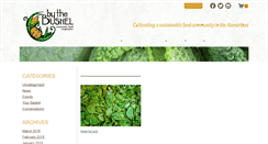 Desktop Screenshot of bythebushel.ca